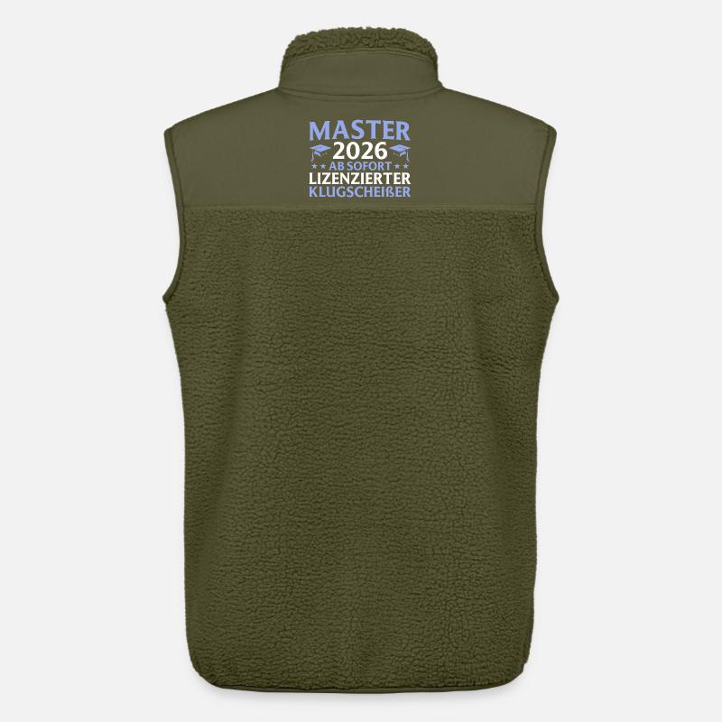 Studium geschafft 2026 Master Abschluss Geschenk - Unisex Sherpaweste von Stanley/Stella - Khaki