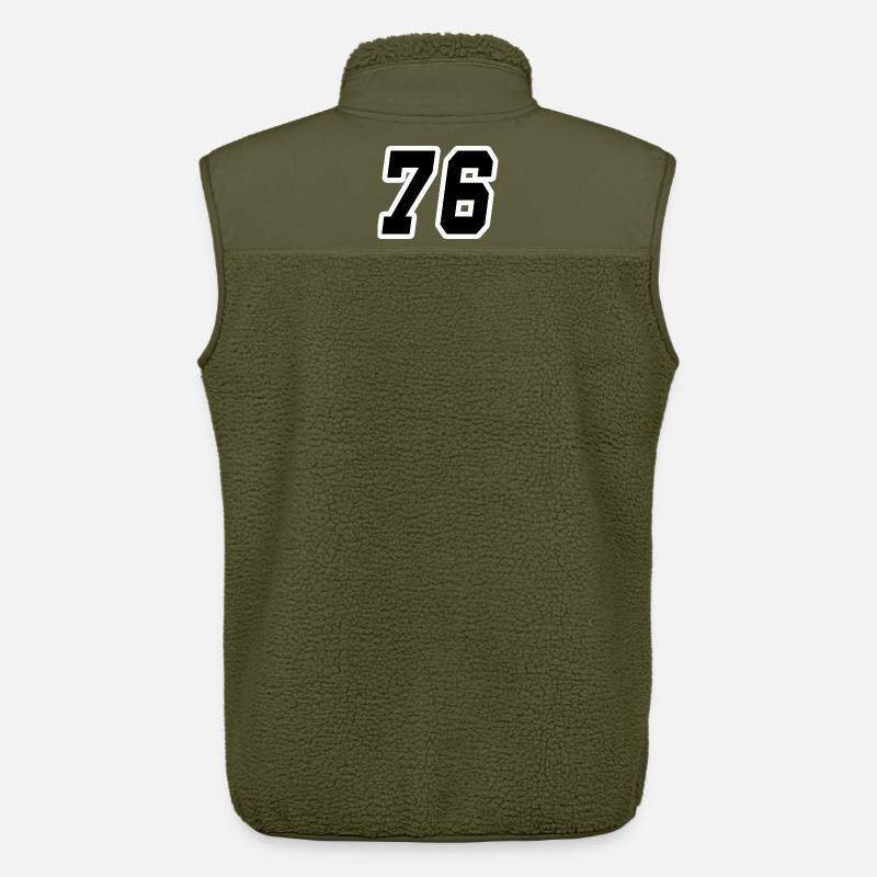 Nummer sechsundsiebzig 76 - Unisex Sherpaweste von Stanley/Stella - Khaki