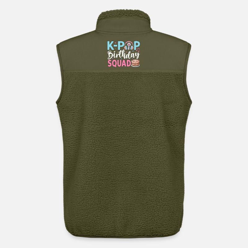 K-Pop Birthday Squad - Unisex Sherpaweste von Stanley/Stella - Khaki