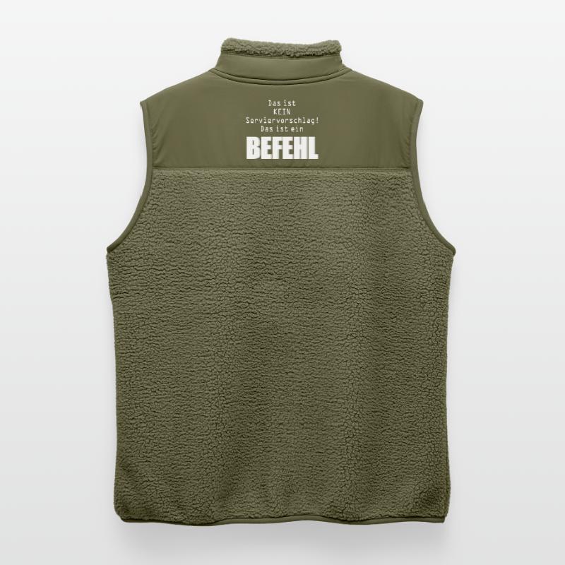 Befehl Humor Beruf oder Lehrerhumor Unisex Sherpaweste von Stanley/Stella