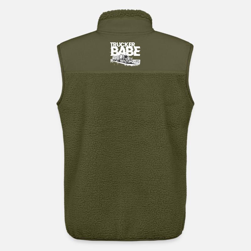 Trucker Babe - Unisex Sherpaweste von Stanley/Stella - Khaki