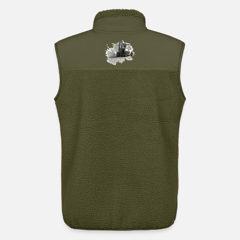 Gabelstapler - Unisex Sherpaweste von Stanley/Stella - Khaki