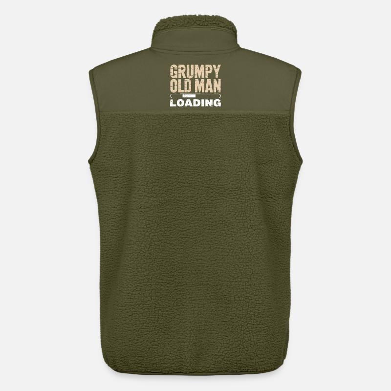 Grumpy Old Man Loading - Unisex Sherpaweste von Stanley/Stella - Khaki