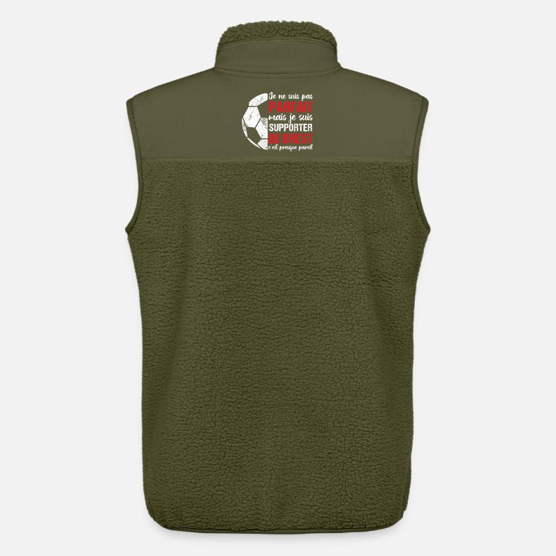 Brest-Supporter Brest Fußballgeschenk - Unisex Sherpaweste von Stanley/Stella - Khaki