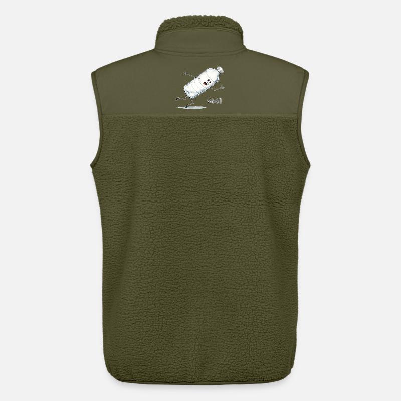 Waterfall – Fallende Wasserflasche Cartoon - Unisex Sherpaweste von Stanley/Stella - Khaki