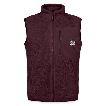 Pride-Monat - Unisex Sherpaweste von Stanley/Stella - Maroon - Vorne - AI Model Female 172 light (172cm) & AI Model Male 178 light (178cm)