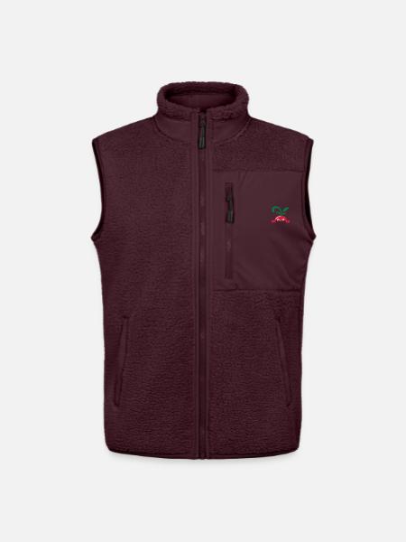 Radieschen - Unisex Sherpaweste von Stanley/Stella - Maroon