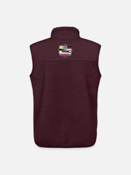 New Retro Testbild - Self Control - Unisex Sherpaweste von Stanley/Stella - Maroon