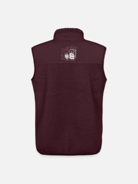 Wissens-Chaos: Coffee Break Büro Geschenk - Unisex Sherpaweste von Stanley/Stella - Maroon