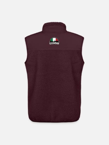 Napels Italië Skyline Travel Souvenir Italiaanse vlag - Unisex sherpa bodywarmer Stanley/Stella - maroon