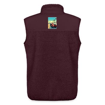 Abu Dhabi Circuit Motorsport Race Uae Travel Card - Unisex Sherpaweste von Stanley/Stella - Maroon - Hinten - AI Model Male 178 light (178cm)