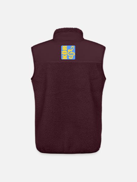 DRIVE CAT - Unisex Sherpa Gilet by Stanley/Stella - maroon