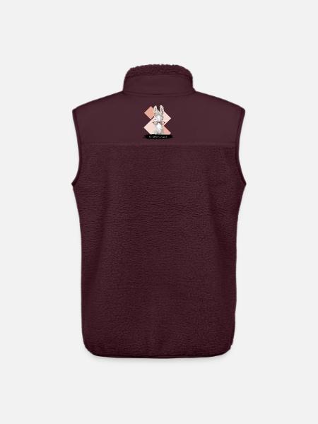JvG Esel "Du bist fia mi eselziell" - Unisex Sherpaweste von Stanley/Stella - Maroon