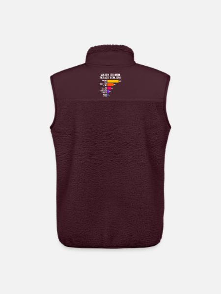 Warum ich beim Squash verliere Squash - Unisex Sherpaweste von Stanley/Stella - Maroon