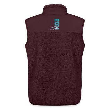 2014 12 Year Anniversary Limited Edition - Unisex Sherpa Gilet by Stanley/Stella - maroon - Back - AI Model Male 178 light (178cm)