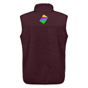 Malle 2026 Drunk Crew - Unisex Sherpaweste von Stanley/Stella - Maroon - Hinten - AI Model Male 178 light (178cm)