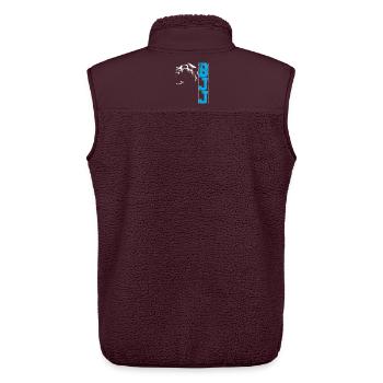 Brazilian Jiu Jitsu BJJ Gorilla Head Geschenk - Unisex Sherpaweste von Stanley/Stella - Maroon - Hinten - AI Model Male 178 light (178cm)