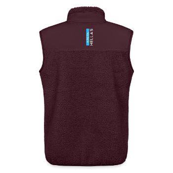 Traditionelles Kreta Souvenir T-Shirt - Unisex Sherpaweste von Stanley/Stella - Maroon - Hinten - AI Model Male 178 light (178cm)