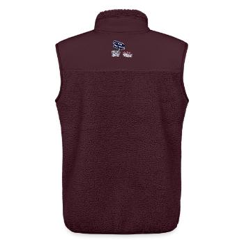 Sushi Miso Suppe Lieblingsessen Essen Mahlzeit - Unisex Sherpaweste von Stanley/Stella - Maroon - Hinten - AI Model Male 178 light (178cm)
