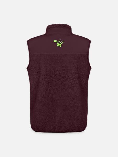 Puissant Dragon - Veste sans manches sherpa unisexe Stanley/Stella - maroon