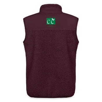 certifié casse couilles - Veste sans manches sherpa unisexe Stanley/Stella - maroon - Dos - AI Model Male 178 light (178cm)