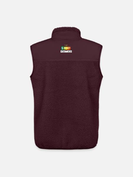Nutri sport - Veste sans manches sherpa unisexe Stanley/Stella - maroon