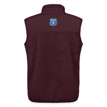 Berbera Somalia Wappen Flaggen Design - Unisex Sherpaweste von Stanley/Stella - Maroon - Hinten - AI Model Male 178 light (178cm)