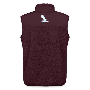 Octopus - Unisex Sherpaweste von Stanley/Stella - Maroon - Hinten - AI Model Male 178 light (178cm)