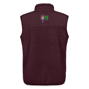 Lehrer Karriere Erfolg Beruf Job Vorgesetzter - Unisex Sherpaweste von Stanley/Stella - Maroon - Hinten - AI Model Male 178 light (178cm)