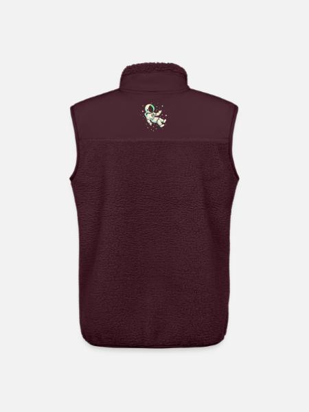 Astronaute - Veste sans manches sherpa unisexe Stanley/Stella - maroon