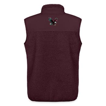 Adler - Unisex Sherpaweste von Stanley/Stella - Maroon - Hinten - AI Model Male 178 light (178cm)