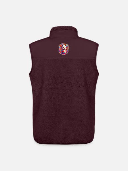 Alpaca - Unisex Sherpa Gilet by Stanley/Stella - maroon