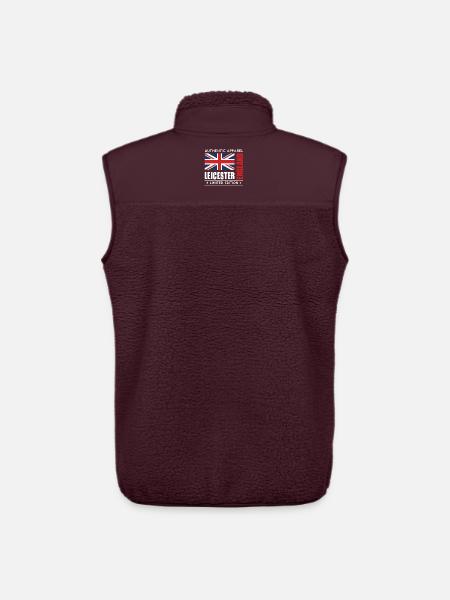 Leicester - Unisex Sherpa Gilet by Stanley/Stella - maroon