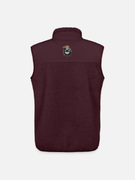 Billiards King - Unisex Sherpa Gilet by Stanley/Stella - maroon