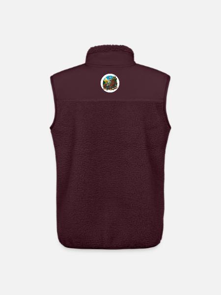 Smoking hiking boot - Unisex Sherpa Gilet by Stanley/Stella - maroon