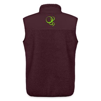 Bubbles - Unisex Sherpaweste von Stanley/Stella - Maroon - Hinten - AI Model Male 178 light (178cm)