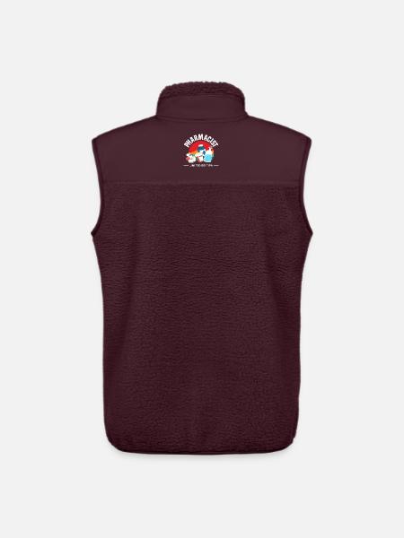 Pharmacist Retro Pharmacy Technician - Unisex Sherpa Gilet by Stanley/Stella - maroon