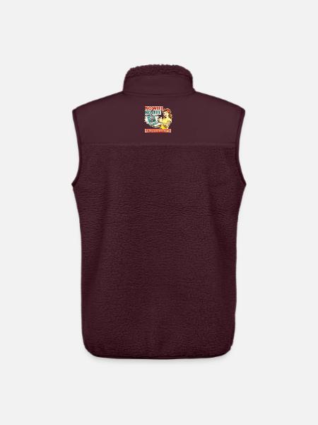 No Wi-Fi No Life Retro - Unisex Sherpa Gilet by Stanley/Stella - maroon