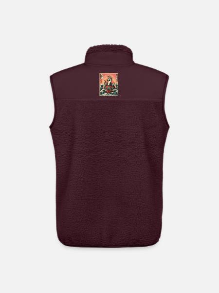Kawaii Punker Moewe - Unisex Sherpaweste von Stanley/Stella - Maroon