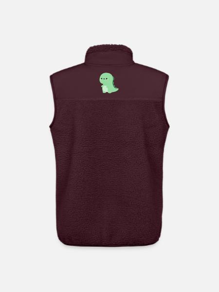 T-rex Rexy - Unisex Sherpa Gilet by Stanley/Stella - maroon