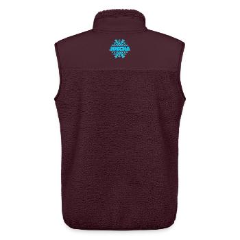 Geschenk für Joscha - Unisex Sherpaweste von Stanley/Stella - Maroon - Hinten - AI Model Male 178 light (178cm)
