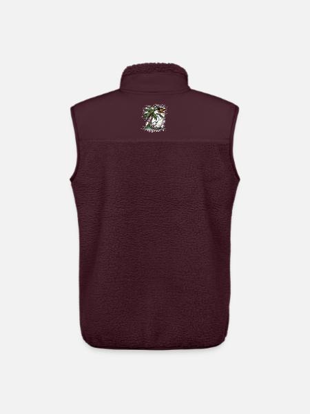 Goose Summer Comic - Unisex Sherpa Gilet by Stanley/Stella - maroon