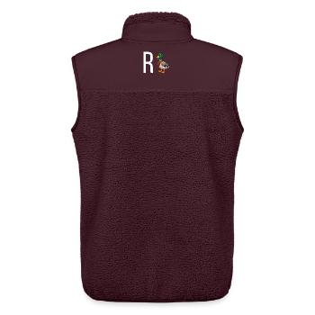 Retirement Retirement Funny - Unisex Sherpa Gilet by Stanley/Stella - maroon - Back - AI Model Male 178 light (178cm)