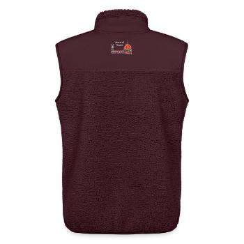 Dom von Florenz in Italien - Unisex Sherpaweste von Stanley/Stella - Maroon - Hinten - AI Model Male 178 light (178cm)