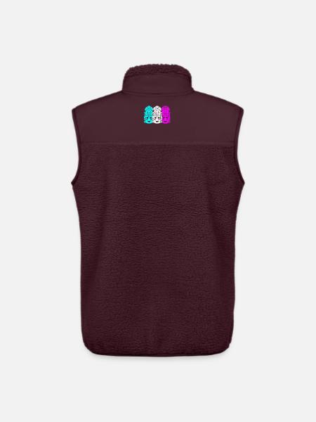 Calendrier maya aztèque Inca - Veste sans manches sherpa unisexe Stanley/Stella - maroon