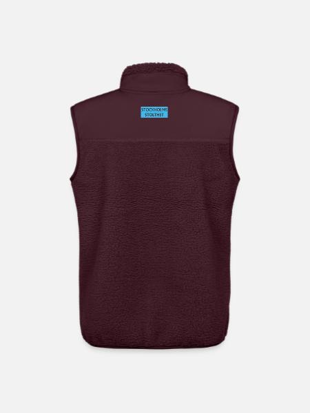 Stockholm Pride - Unisex Sherpa Gilet by Stanley/Stella - maroon