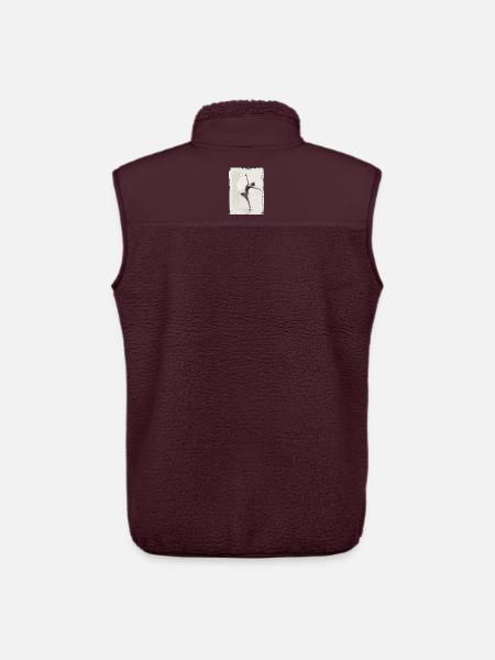 Danseur Tänzerin - Veste sans manches sherpa unisexe Stanley/Stella - maroon