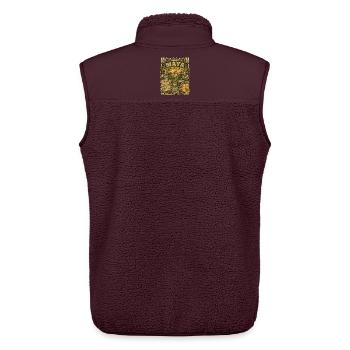 Maya-Zivilisation - Unisex Sherpaweste von Stanley/Stella - Maroon - Hinten - AI Model Male 178 light (178cm)