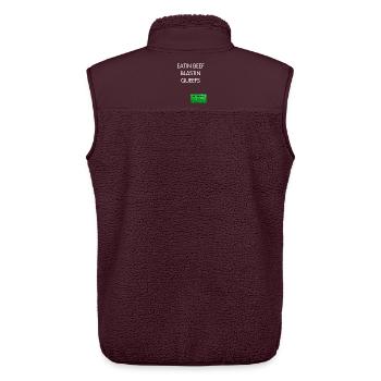 Beef Blastin Queefs - Unisex Sherpaweste von Stanley/Stella - Maroon - Hinten - AI Model Male 178 light (178cm)
