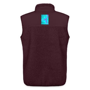 Blitz - Unisex Sherpaweste von Stanley/Stella - Maroon - Hinten - AI Model Male 178 light (178cm)